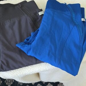 Cherokee Revolution Scrubs Size SMALL TALL Gray And Blue